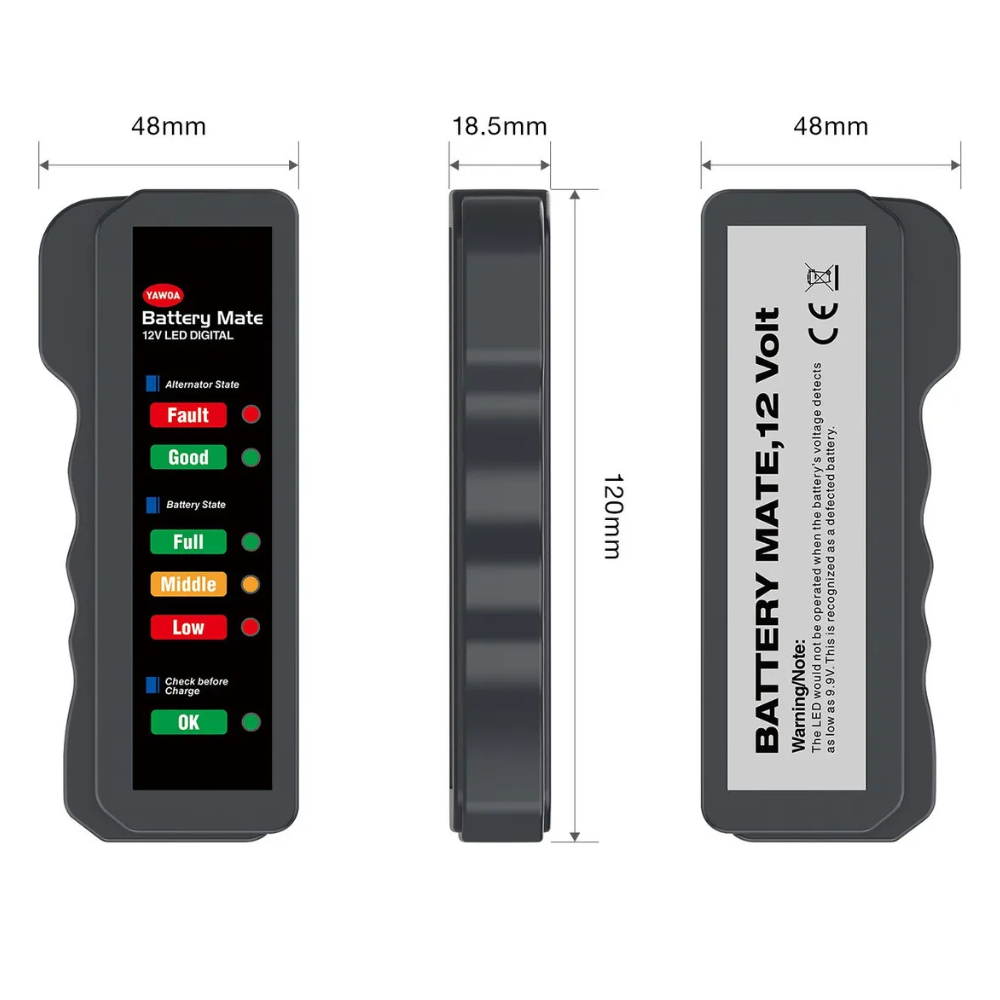 Probador Automatico de bateria 12V