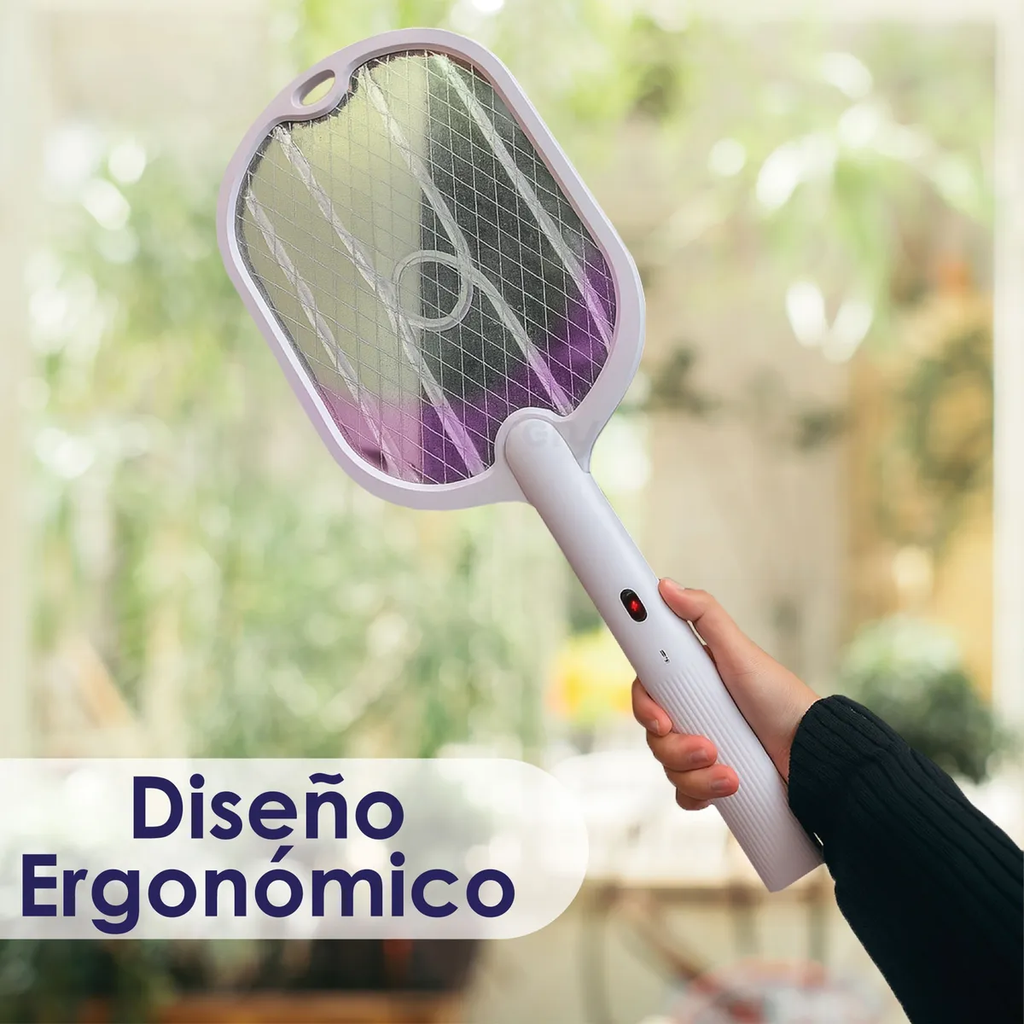 Raqueta Mosquitos Electrica Mata Moscos